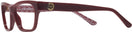Rectangle Bordeaux Tory Burch 2097 Single Vision Full Frame View #3