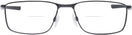 Rectangle SATIN BLACK WITH BLUE Oakley OX3217 Socket 5.0 Bifocal w/ FREE NON-GLARE View #2