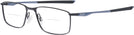 Rectangle SATIN BLACK WITH BLUE Oakley OX3217 Socket 5.0 Bifocal w/ FREE NON-GLARE View #1