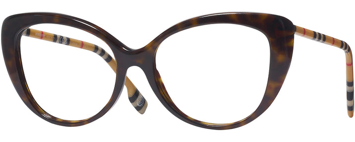 Cat Eye Dark Havana Burberry 4407 Single Vision Full Frame View #1