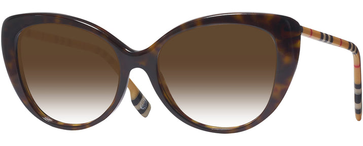 Cat Eye Dark Havana Burberry 4407 w/ Gradient Progressive Reading Sunglasses View #1