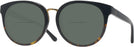 Round Black/Tortoise Tory Burch 7153U Bifocal Reading Sunglasses View #1