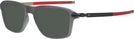 Rectangle Satin Grey Smoke Oakley OX8166L Wheel House Progressive Reading Sunglasses View #1