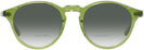 Round Lime Green Kala 905 w/ Gradient Bifocal Reading Sunglasses View #2