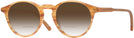Round Sunset Tortoise Kala 905 w/ Gradient Bifocal Reading Sunglasses View #1