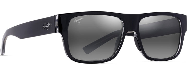 Rectangle Black Gloss/Neutral Grey Lens Maui Jim Keahi 873 View #1