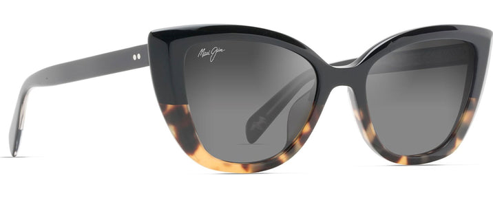 Cat Eye Black With Tokyo Tortoise/Neutral Gray Maui Jim Blossom 892 View #1
