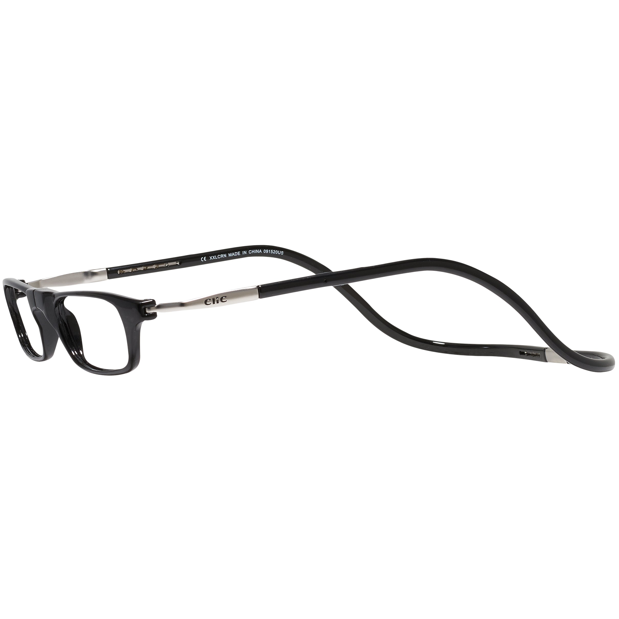 Black CliC Reader XXL Single Vision Half Frame