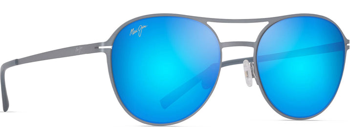 Round Dove Grey/Blue Hawaii Lens Maui Jim Half Moon 890 View #1
