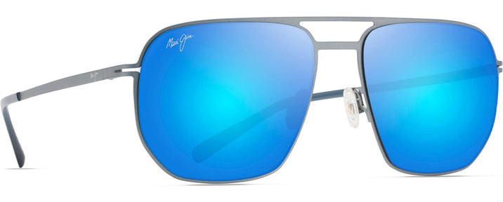 Square Dove Grey/Blue Hawaii Lens Maui Jim Shark’s Cove 605 View #1