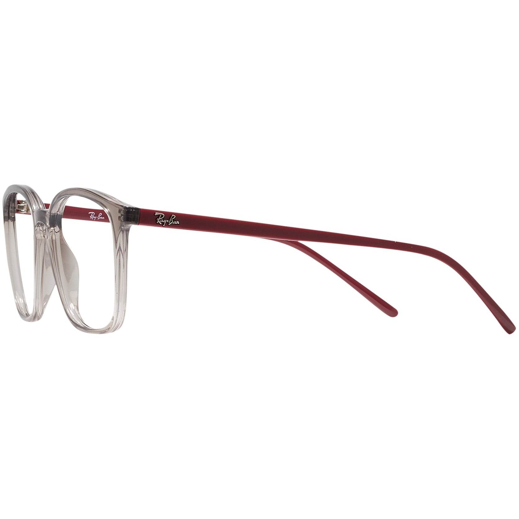 RAY BAN EYEGLASSES-Frames Case Cleaning Cloth RB 7185 8083 Clear, Gray, Red Eyeglasses Ray-Ban RX 7185 (8083) - RB 7185 8083 RX7185  main image 2