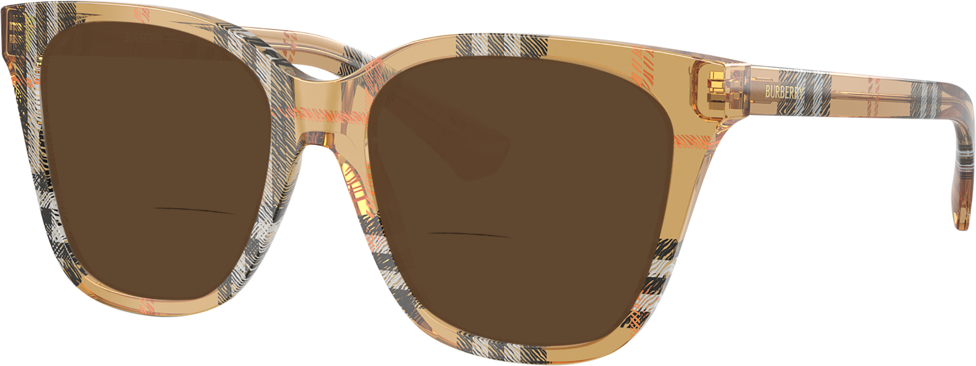 Check Sand Burberry 2438 Bifocal Reading Sunglasses