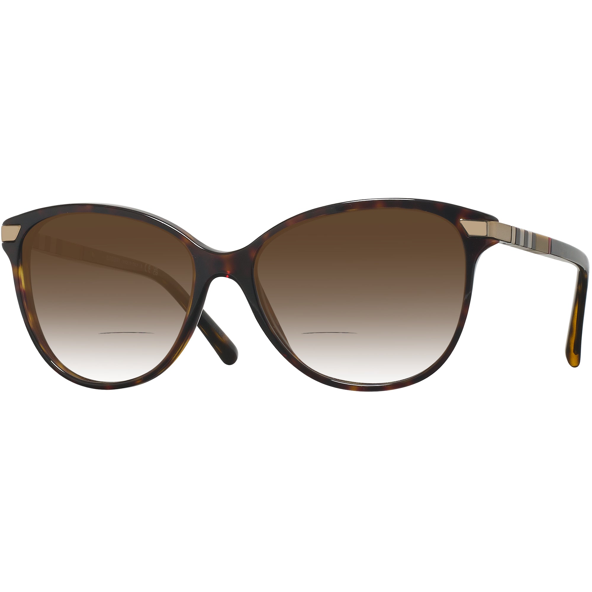 Dark Havana Burberry 4216 w/ Gradient Bifocal Reading Sunglasses display picture 1