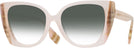 Cat Eye Pink/Check Pink Burberry 4393 w/ Gradient Progressive No-Line Reading Sunglasses View #1