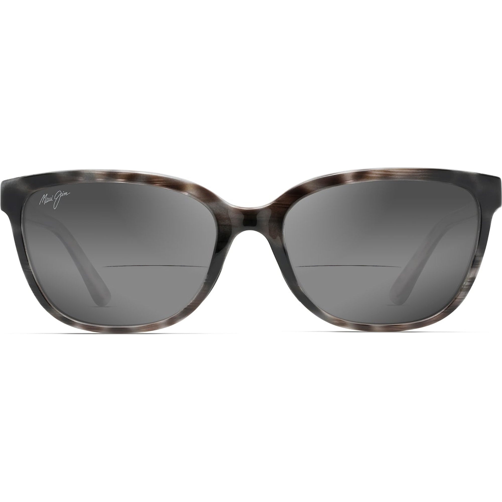 メダイヨン Grey Tortoise/Grey Lens Maui Jim Honi 758 Bifocal Reading Sunglasses