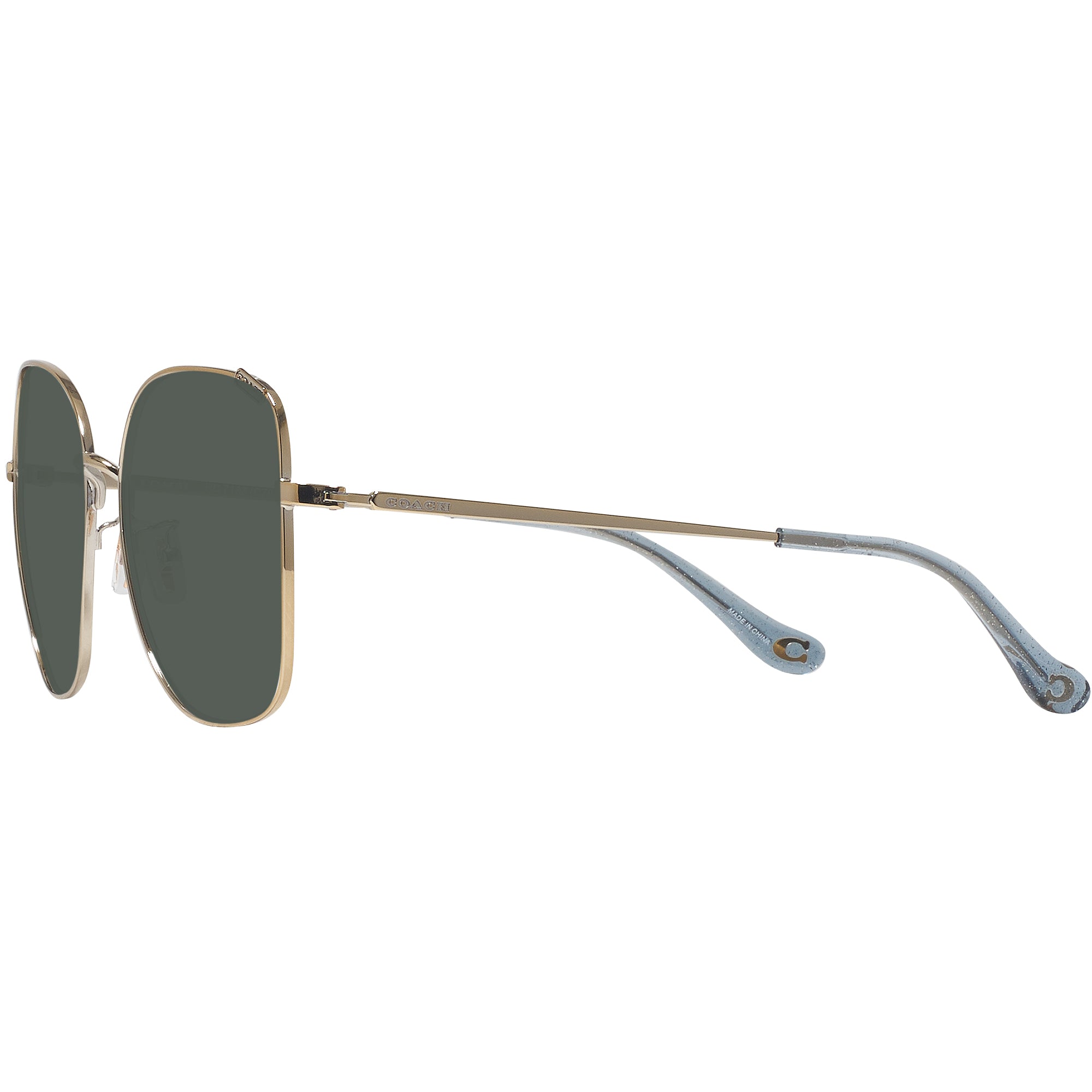 Shiny Light Gold Coach 7133 Progressive Reading Sunglasses display picture 3