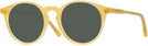 Round Yellow Kala 906 Progressive No-Line Reading Sunglasses View #1