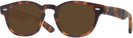Round Amber Kala Kalifornia Progressive No-Line Reading Sunglasses View #1