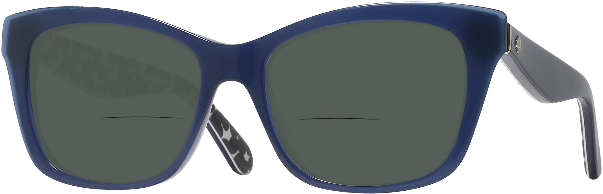 Blue/black Pattern Kate Spade Jenae Bifocal Reading Sunglasses –  ReadingGlasses.com