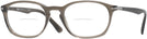 Oval TAUPE GREY TRANSPARENT Persol 3303V Bifocal View #1