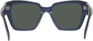 Square Blue Transparent Prada 09ZV Progressive No-Line Reading Sunglasses View #4