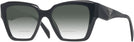 Square Black Prada 09ZV w/ Gradient Bifocal Reading Sunglasses View #1