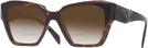 Square Tortoise Prada 09ZV w/ Gradient Bifocal Reading Sunglasses View #1