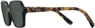 Square Black Prada A02V Bifocal Reading Sunglasses View #3
