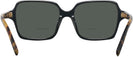 Square Black Prada A02V Bifocal Reading Sunglasses View #4