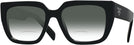 Square,Oversized Black Prada A03V L w/ Gradient Bifocal Reading Sunglasses View #1
