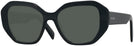 Unique Black Prada A07V Progressive No-Line Reading Sunglasses View #1