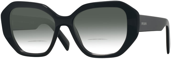 Unique Black Prada A07V w/ Gradient Bifocal Reading Sunglasses View #1