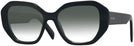 Unique Black Prada A07V w/ Gradient Progressive No-Line Reading Sunglasses View #1