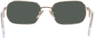 Rectangle Pale Gold Prada A53V Progressive No-Line Reading Sunglasses View #4