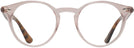 Round Trans Light Brown Ray-Ban 2180V Computer Style Progressive View #2