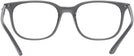Square Transparent Grey Ray-Ban 7211 Single Vision Full Frame View #4