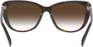 Cat Eye Havana Ralph Lauren 6232U w/ Gradient Progressive No-Line Reading Sunglasses View #4