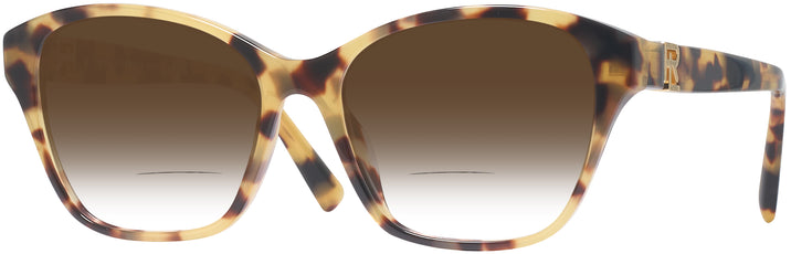 Square Havana Ralph Lauren 6236U w/ Gradient Bifocal Reading Sunglasses View #1