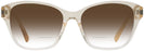Square Transparent Beige Ralph Lauren 6236U w/ Gradient Bifocal Reading Sunglasses View #2