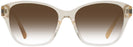 Square Transparent Beige Ralph Lauren 6236U w/ Gradient Progressive No-Line Reading Sunglasses View #2