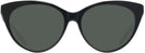 Cat Eye Shiny Black Ralph Lauren 8195B Progressive No Line Reading Sunglasses View #2