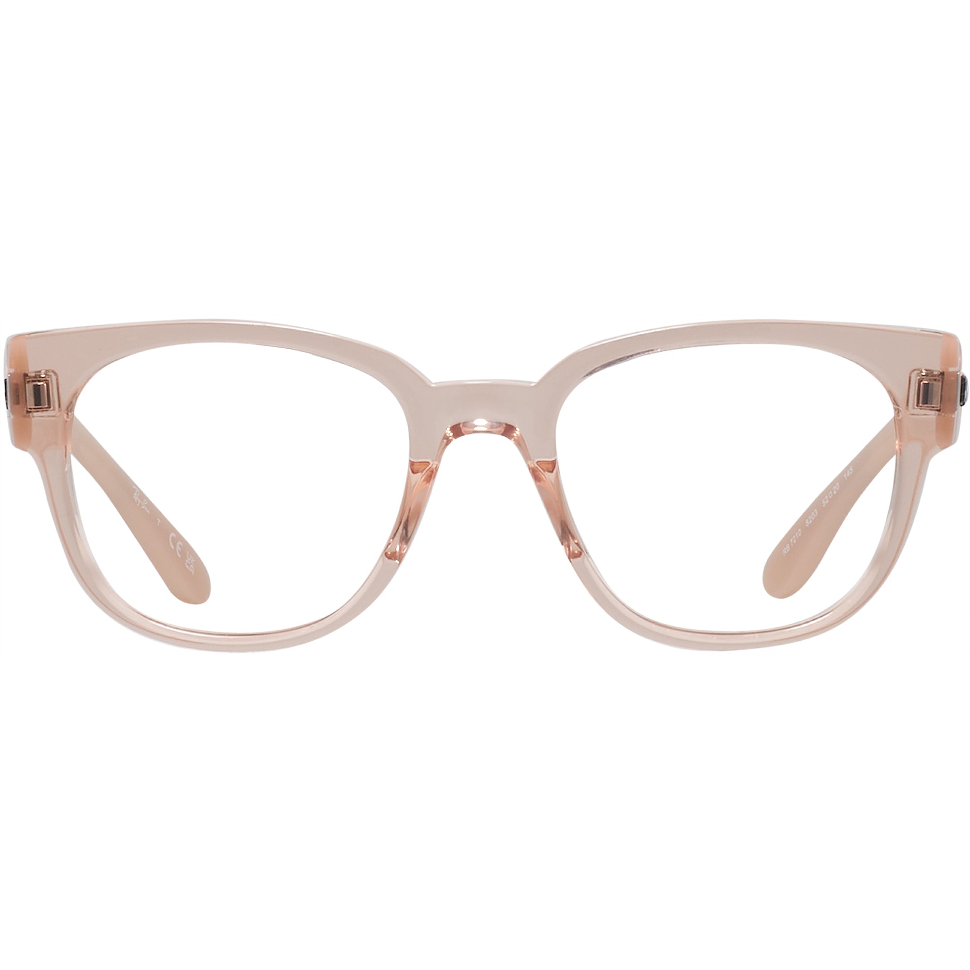 Transparent Green Ray-Ban 7210 Single Vision Full Frame