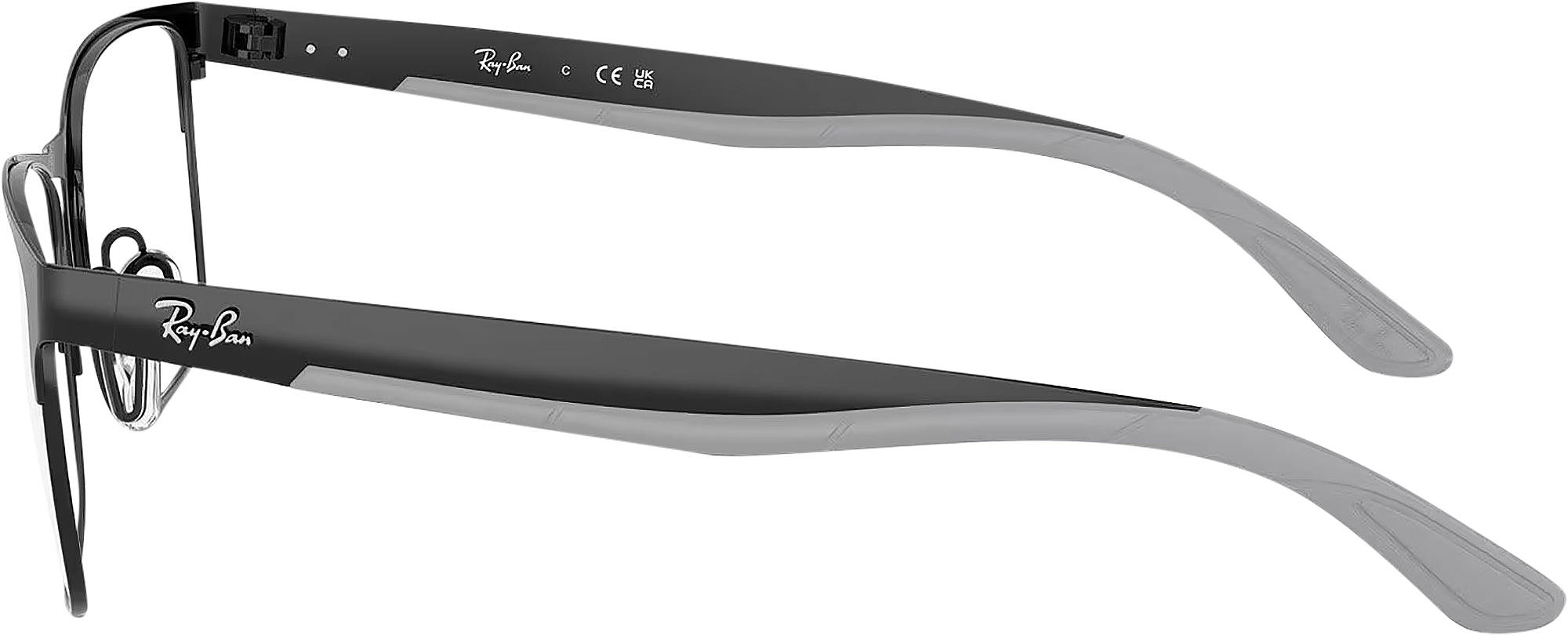Gunmetal Ray-Ban 7550 Single Vision Full Frame