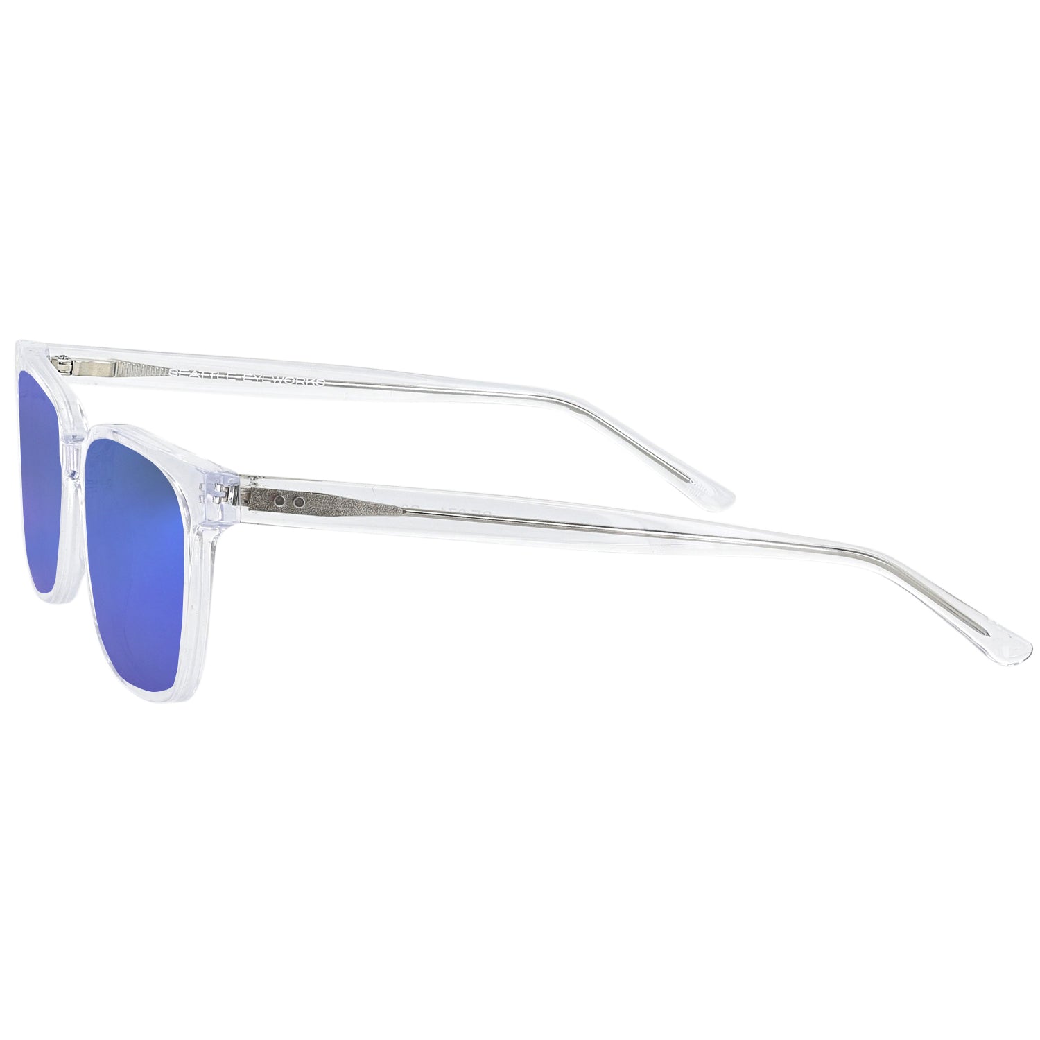 SEE Eyewear Slim Modern Metal Crossbar Mirror Flat Lens Sunglasses Amazon.com: Fashion Culture Women main image 2