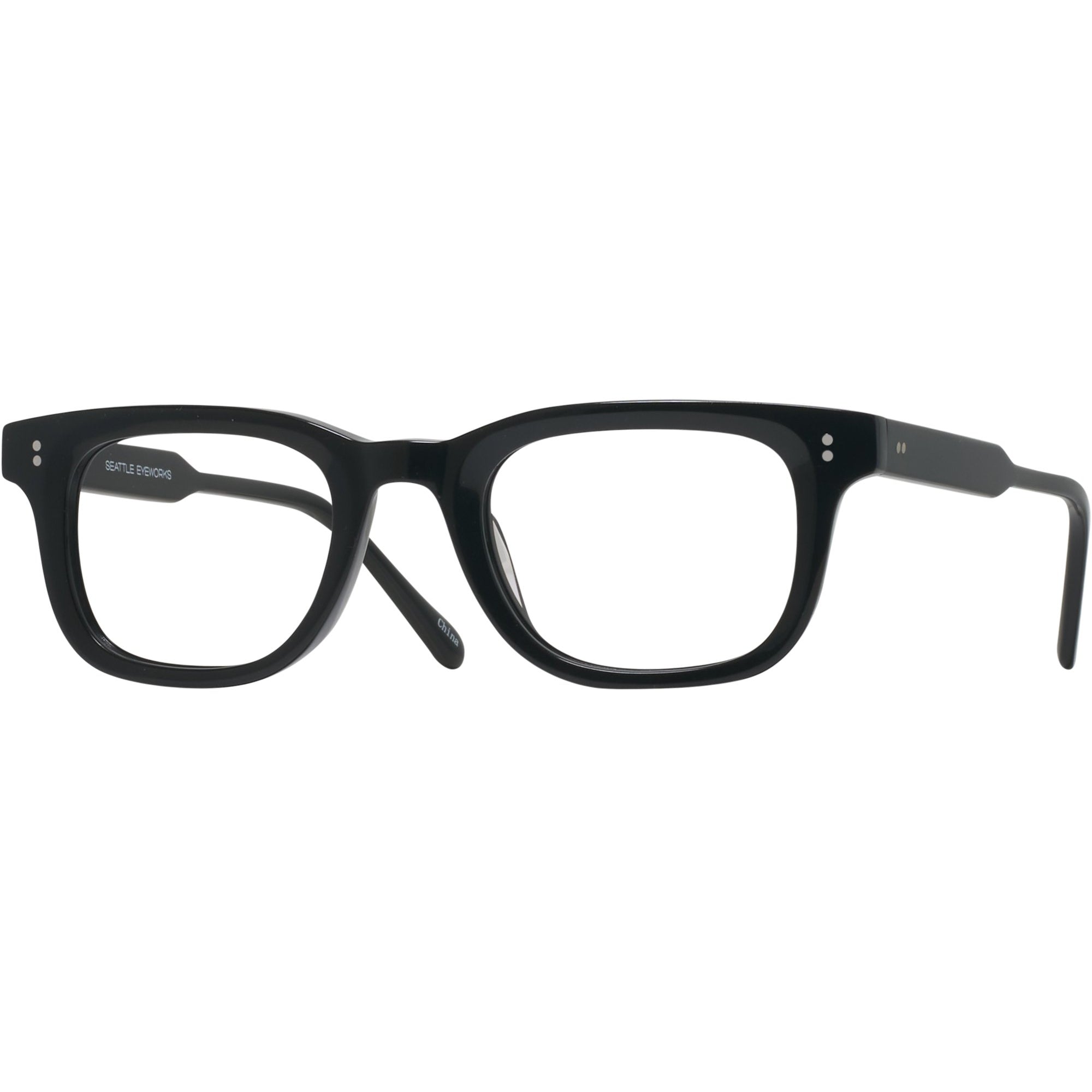 Black Seattle Eyeworks 997 Single Vision Full Frame