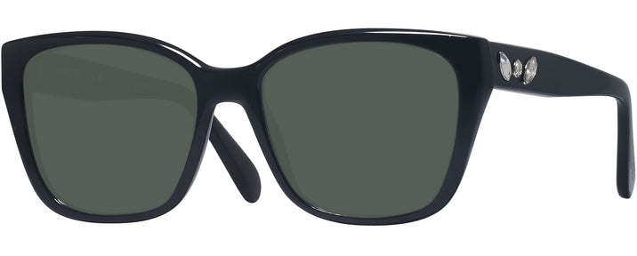 Square Black Swarovski 2008 Progressive Reading Sunglasses View #1