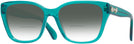 Square Crystal Green Swarovski 2008 w/ Gradient Bifocal Reading Sunglasses View #1