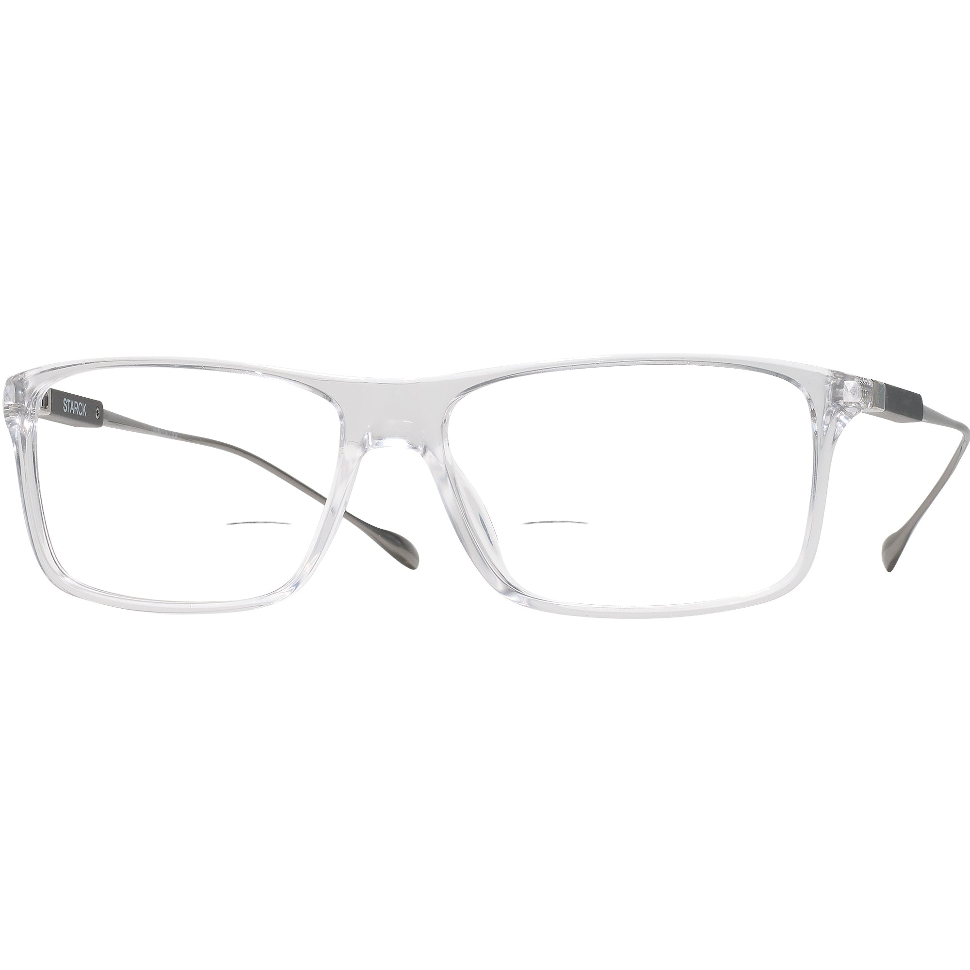 新品STARCK EYES  PL1393 フレームレス シルバー×クリア 中古・古着通販】STARCK EYES (スタルク アイズ) BIOCUT / 眼鏡 クリア