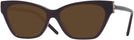 Cat Eye Burgundy Tory Burch 4013U Progressive No-Line Reading Sunglasses View #1