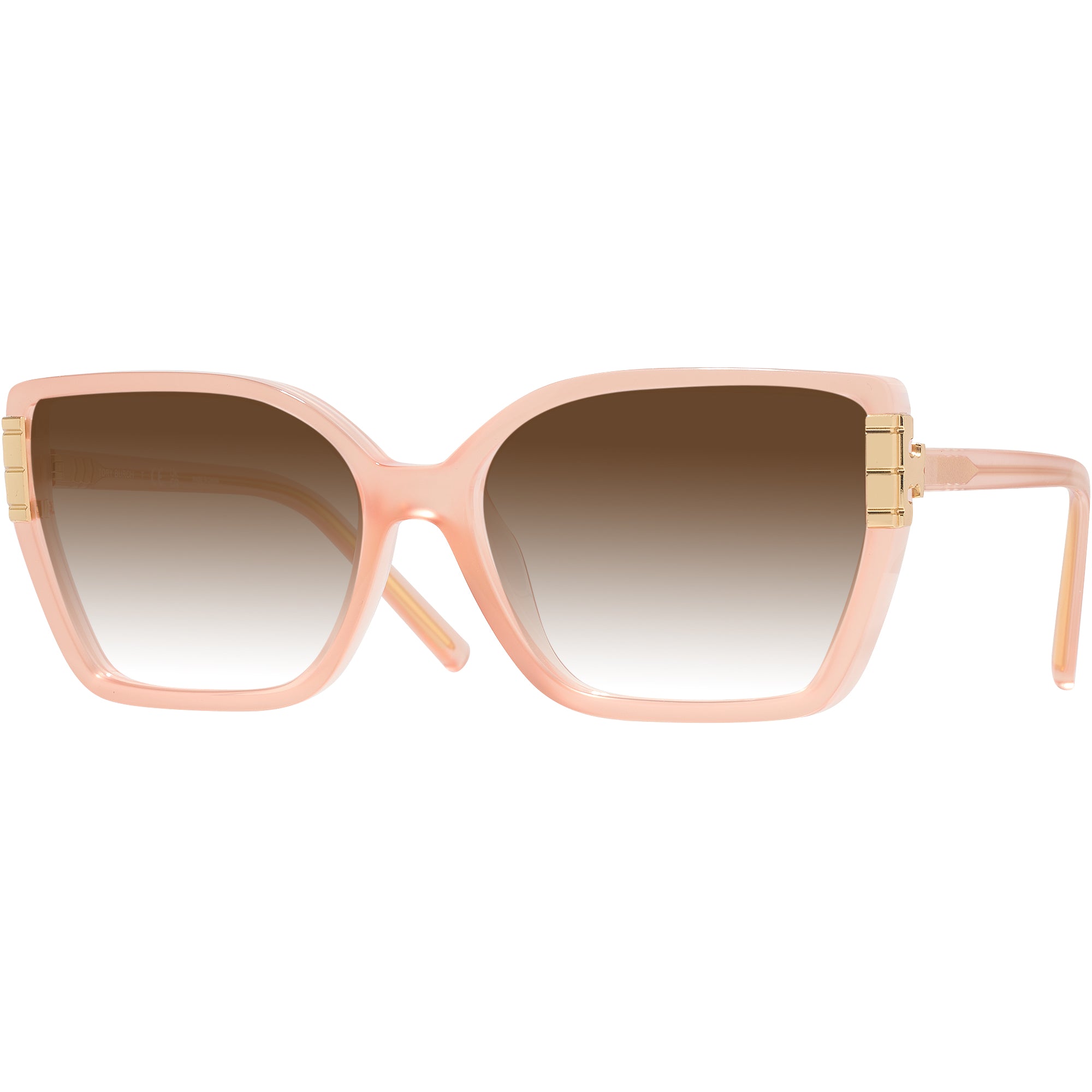 Tory Burch Gradient Sunglasses with Orange Case Eleanor Oversized Square Sunglasses: Women main image 3